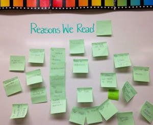 Reading Reasons (c) Kristen Dembroski