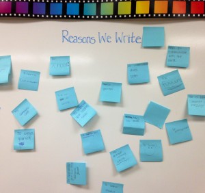 Writing Reasons (c) Kristen Dembroski