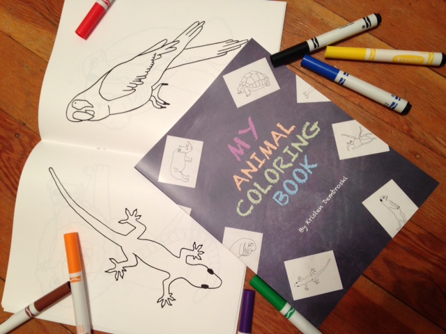 Animal Coloring Book (c) Kristen Dembroski