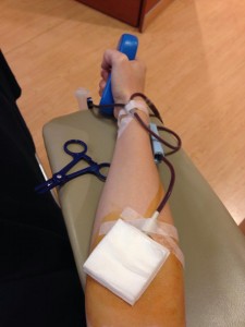 Donating Blood for the Holidays (c) Kristen Dembroski