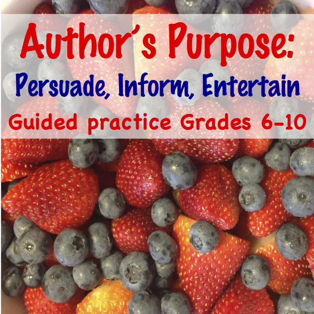 Author’s Purpose (c) Kristen Dembroski