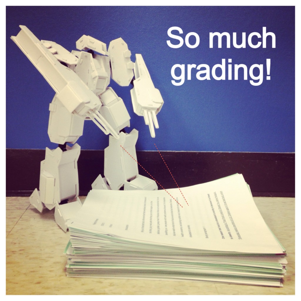 Dembrobot Grading (c) Kristen Dembroski