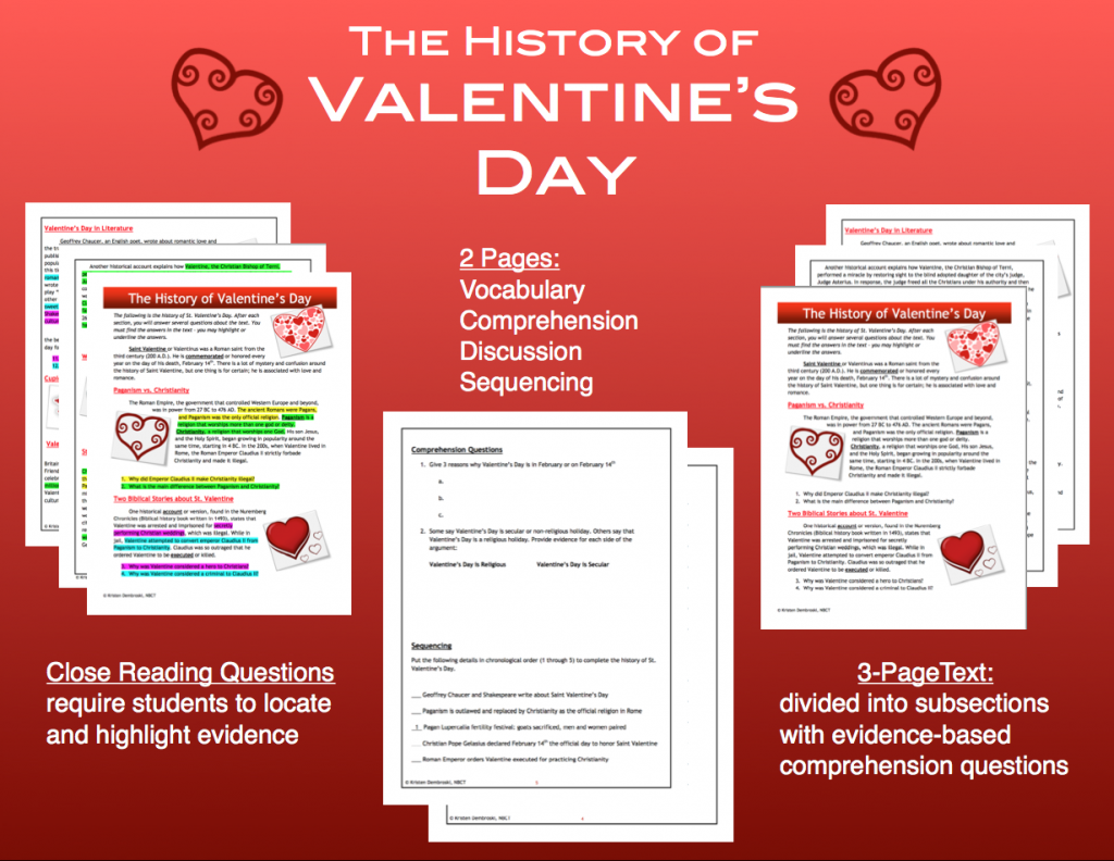 The History of Saint Valentine's Day (c) Kristen Dembroski