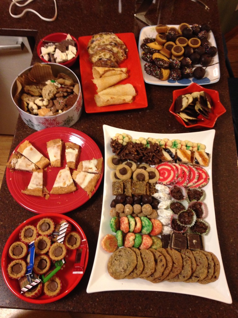 Christmas Cookie Display