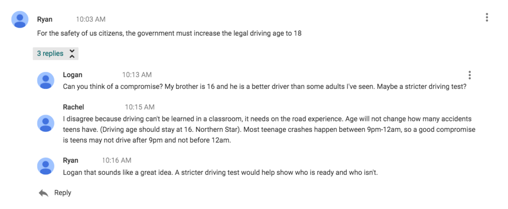 Topic: Changing the Legal Driving Age